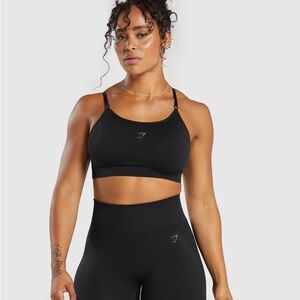 Black Gymshark Women's Sports Bra